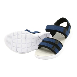 American Club Sandali sportivi femminili inserto in pelle sportiva RL45/21 BLAZZO E BLUI nero 2