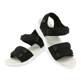 American Club Sandals da donna Sports Inserie in pelle RL45/21 Nero 3