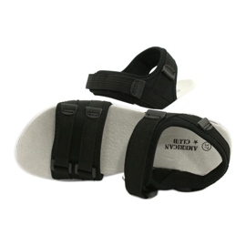 American Club Sandals da donna Sports Inserie in pelle RL45/21 Nero 4