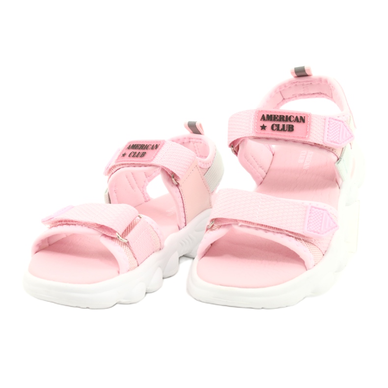 American Club Girls 'Pink Sports Sandals RL32/21 rosa 2