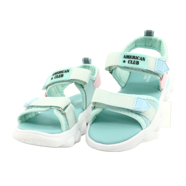 American Club Girls 'Green Sandals Green RL32/21 verde 1