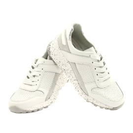 FILIPPO DP2008/21 scarpe sportive da donna in pelle, colore bianco 3