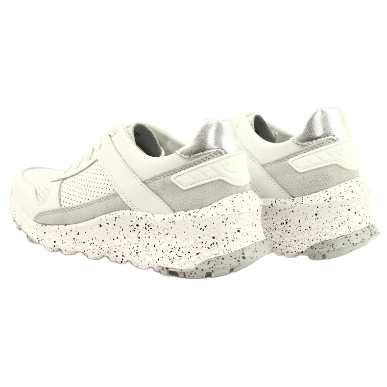 FILIPPO DP2008/21 scarpe sportive da donna in pelle, colore bianco 4