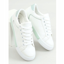 Sneakers donna bianche e blu A88-86 Blue bianco 2