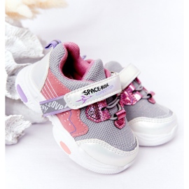 Scarpe Sportive per Bambini Sneakers White and Pink Space Ride bianco rosa grigio multicolore 1