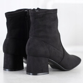 Cm Paris Stivaletti eleganti in pelle scamosciata nero 1