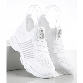SHELOVET Scarpe sportive bianche chiare bianca 1