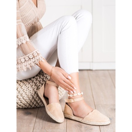 S. BARSKI Espadrillas Beige Con Fibbia S.BARSKI 2