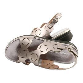 Sandali argento da donna Sergio Leone SK041 d'argento 3