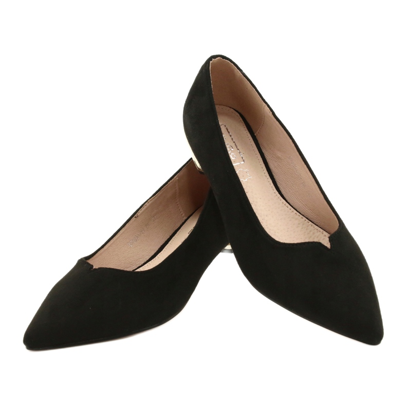 Décolleté Con Tacco Oro FILIPPO DP2091/21 BK nero d'oro 5