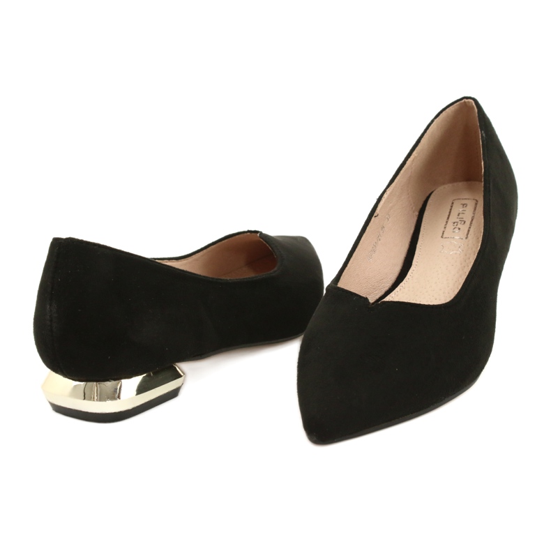 Décolleté Con Tacco Oro FILIPPO DP2091/21 BK nero d'oro 4
