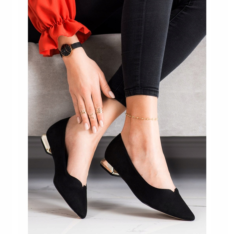 Décolleté Con Tacco Oro FILIPPO DP2091/21 BK nero d'oro 2