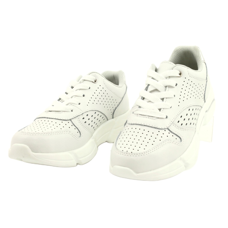 Scarpe Sportive in Pelle da Donna Bianche FILIPPO DP2156/21 WH bianco 1