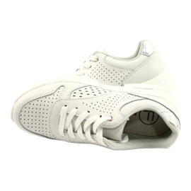 Scarpe Sportive in Pelle da Donna Bianche FILIPPO DP2156/21 WH bianco 3