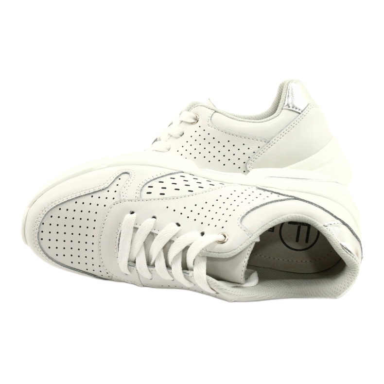 Scarpe Sportive in Pelle da Donna Bianche FILIPPO DP2156/21 WH bianco 3