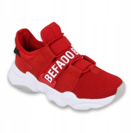 Scarpe per bambini Befado 516X064 bianca rosso 1