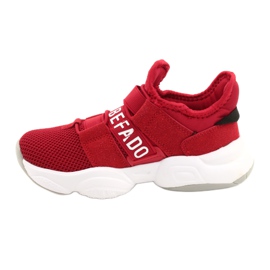 Scarpe per bambini Befado 516X064 bianco rosso 2