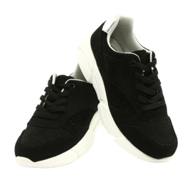 Filippo Scarpe sportive in pelle scamosciata da donna nera dp2156/21 nero 3