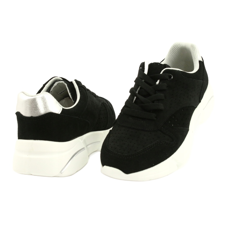 Filippo Scarpe sportive in pelle scamosciata da donna nera dp2156/21 nero 2