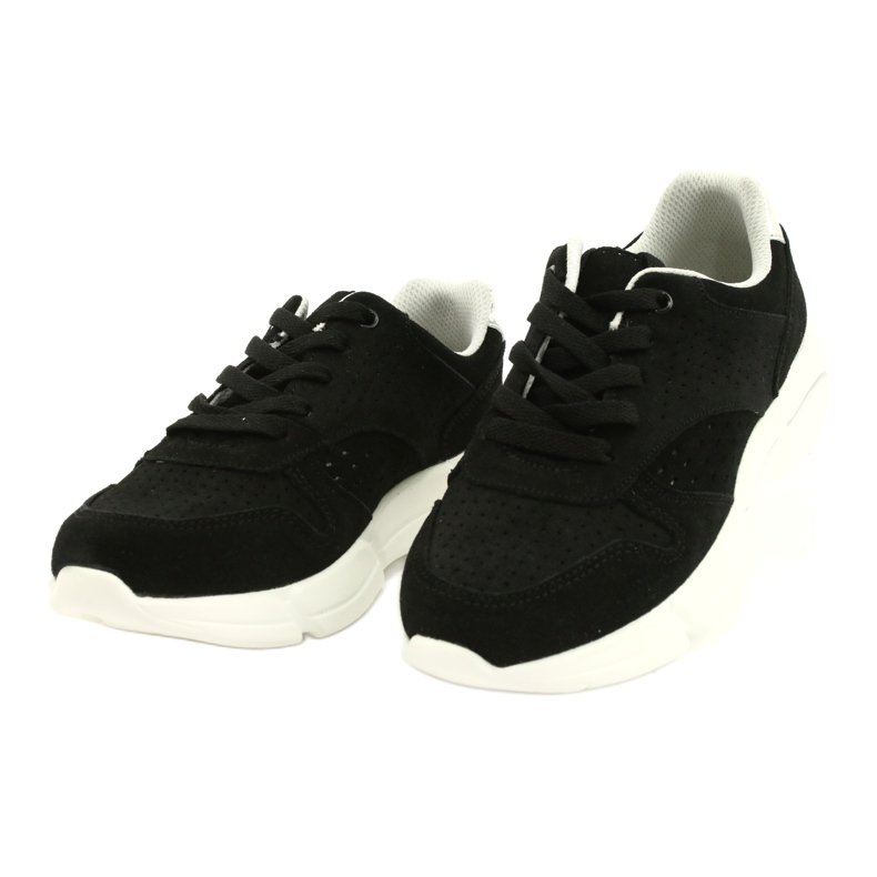 Filippo Scarpe sportive in pelle scamosciata da donna nera dp2156/21 nero 1