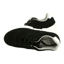 Filippo Scarpe sportive in pelle scamosciata da donna nera dp2156/21 nero 4