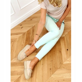Espadrillas con pietre beige 100-131-SC-1 Beige 2