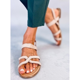 Sandali beige da donna H8-177 Beige 1