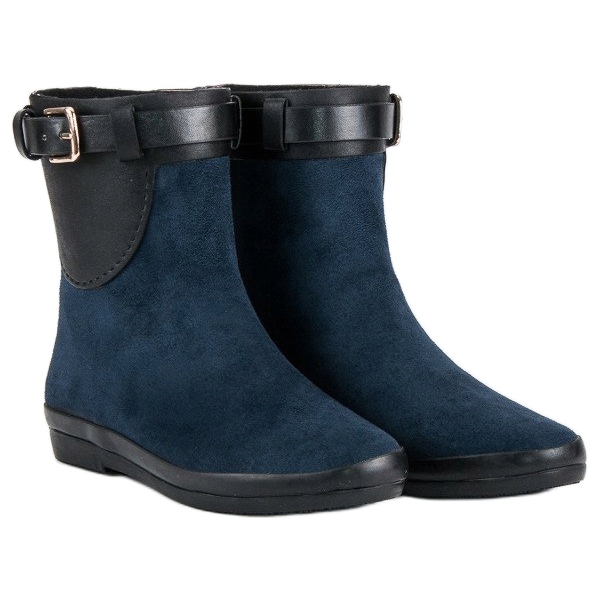 Kylie Stivali di gomma bassi da donna blu 1