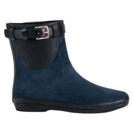 Kylie Stivali di gomma bassi da donna blu 2