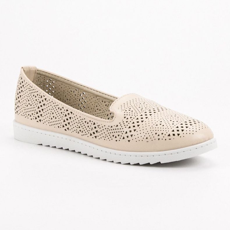 Weide Signori traforati beige 1