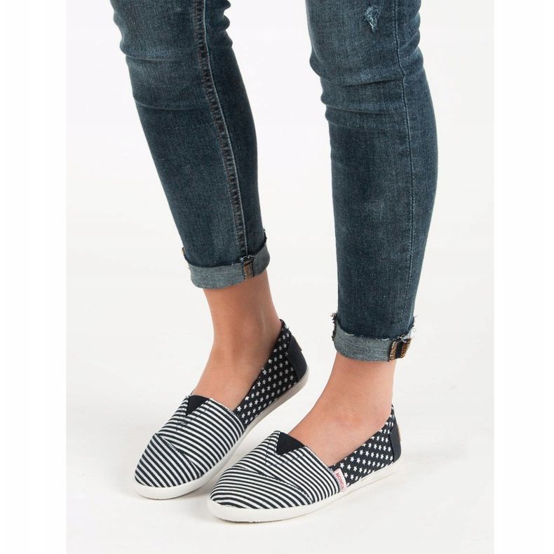 SHELOVET Slip in tessuto blu 1