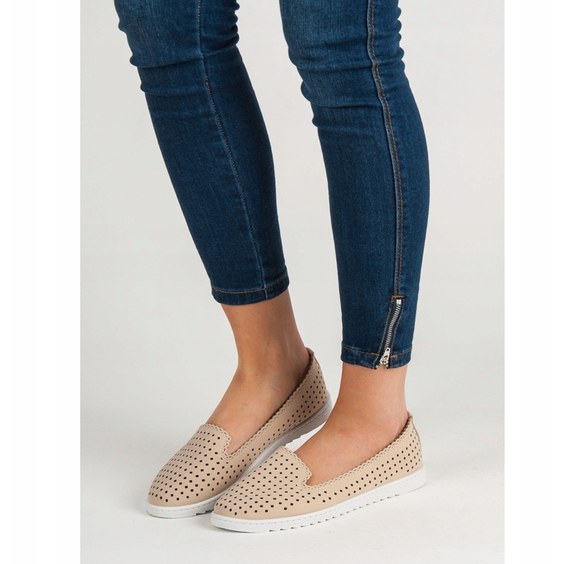 SHELOVET Signori traforati beige 1