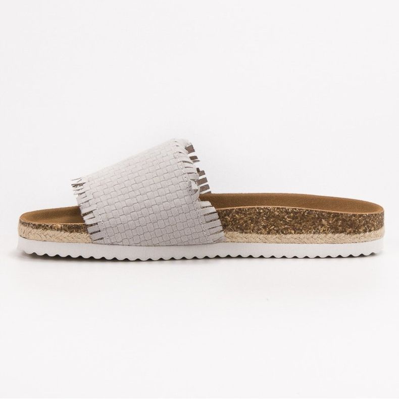 VICES Pantofole con Frange grigio 1