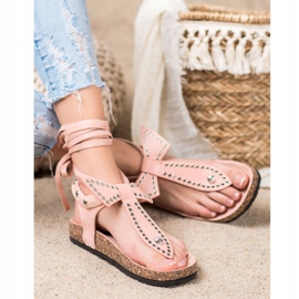 Seastar Sandali infradito legati rosa 2