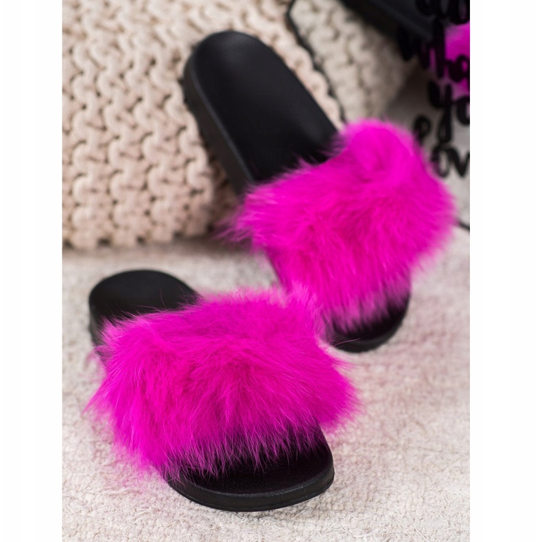 Seastar Pantofole Con Pelliccia rosa 1