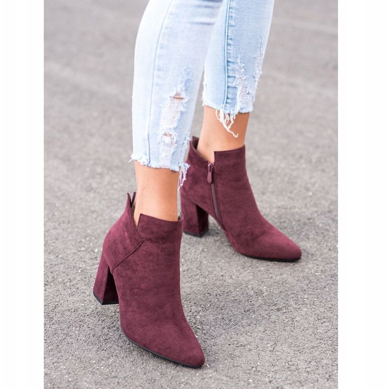 VINCEZA stivali alti rosso 2