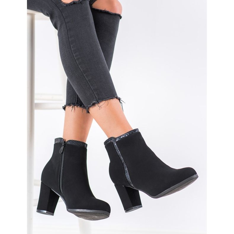 Weide Stivali alla moda nero 1