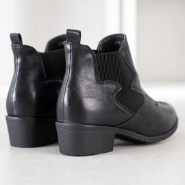 Weide Stivali in ecopelle nero 1