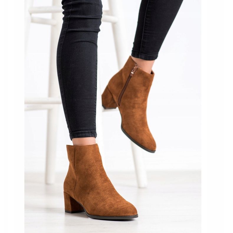 Sergio Leone Stivali da donna con isolamento marrone 2