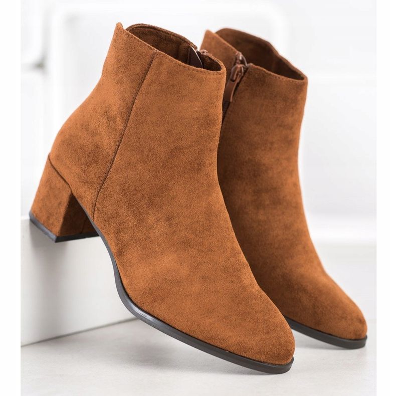 Sergio Leone Stivali da donna con isolamento marrone 1