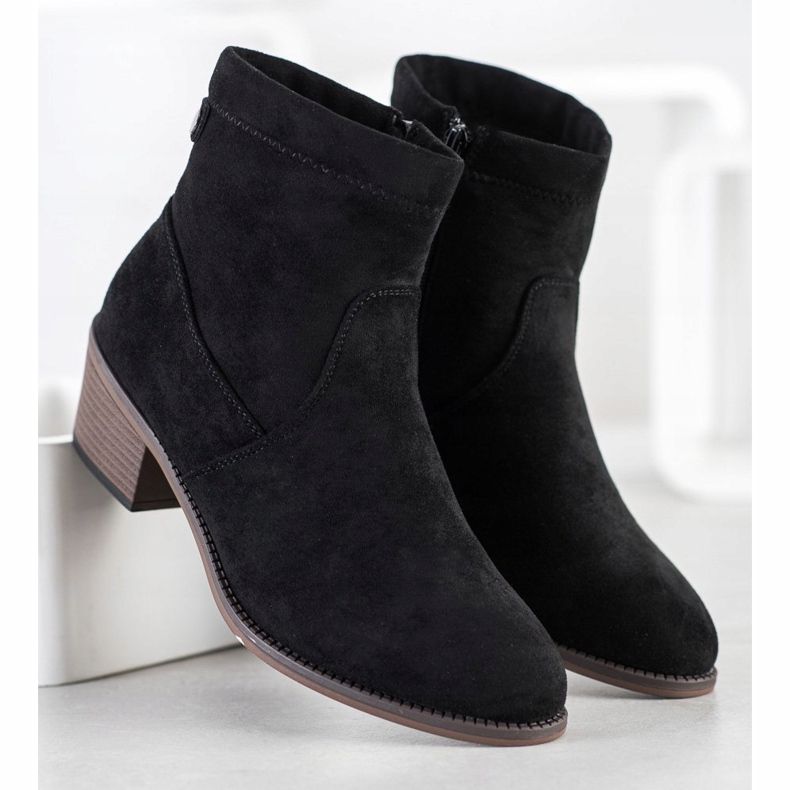 Camo Stivali casual su un post nero 2