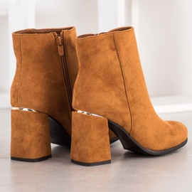 SHELOVET Stivali Con Inserto In Oro marrone 1
