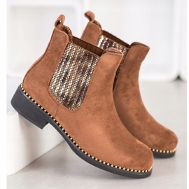 SHELOVET Stivaletti Chelsea alla moda marrone 1