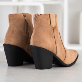 Small Swan Stivali alla moda in Spitz beige 1