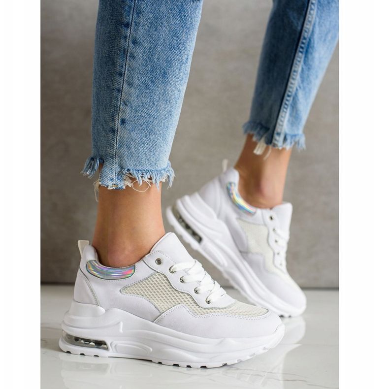 Weide Sneakers comode sulla piattaforma bianca 2