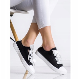 SHELOVET Sneakers allacciate alla moda nero 1