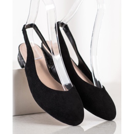 Goodin Décolleté slip-on con tacco a vista nero 1