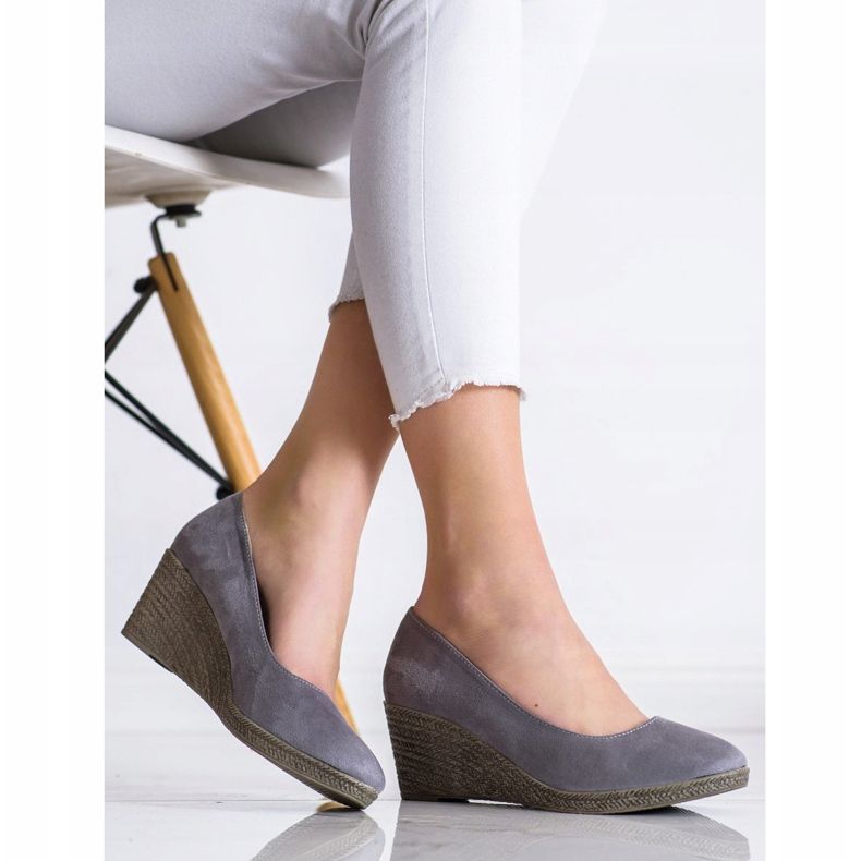 Goodin Pompe con zeppa leggera grigio 2