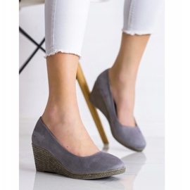 Goodin Pompe con zeppa leggera grigio 1