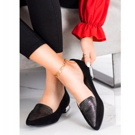 Goodin Pompe alla moda in Spitz nero 1